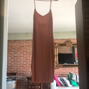 Light Pink open slip dress